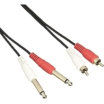 Amazon.co.jp: TECH 2ch ラインケーブル RCA(オス) ⇔ モノラル